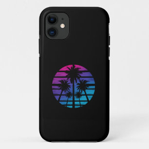 ヤシの木 ハワイアンビーチ 夏のバケーション iPhone 11 ケース