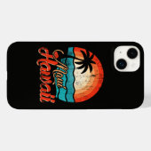 ヤシの木 ハワイアンビーチ Case-Mate iPhoneケース (裏面 (横))