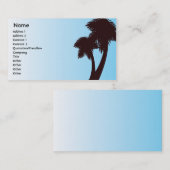 ヤシの木-ビジネス 名刺 (正面/裏面)