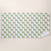 ヤシの木 ビーチタオル (正面)