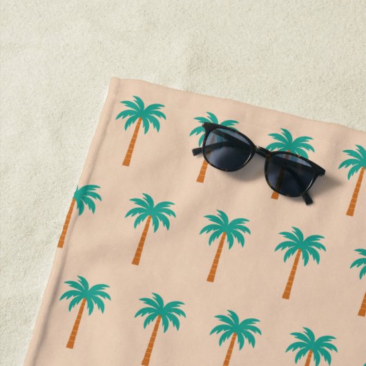 ヤシの木 ビーチタオル (インサイチュ)