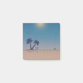 ヤシの木 ビーチ ポストイット
