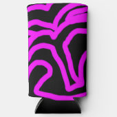 ヤシの木(ピンククール) スリム缶クーラー (正面)