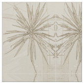 ヤシの木 ファブリック (クローズアップ)