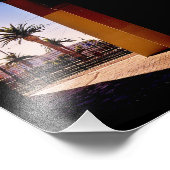 ヤシの木 フォトプリント            (角)