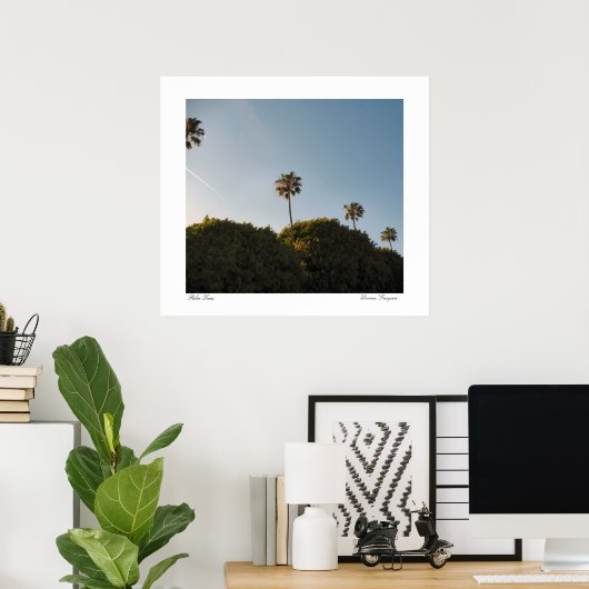 ヤシの木 ポスター (ホームオフィス)