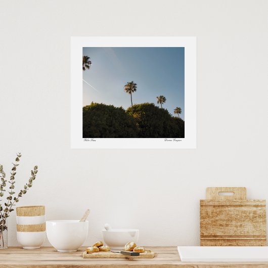 ヤシの木 ポスター (キッチン)