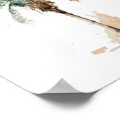 ヤシの木 ポスター (角)