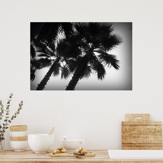 ヤシの木 ポスター (キッチン)