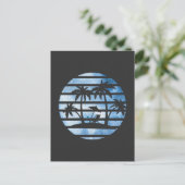 ヤシの木 ポストカード (スタンド正面)