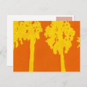 ヤシの木 ポストカード (正面/裏面)