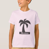 ヤシの木(メキシコの休暇) キッズTシャツ Tシャツ (正面)