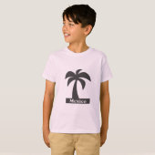 ヤシの木(メキシコの休暇) キッズTシャツ Tシャツ (正面フル)