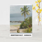 ヤシの木、モンテゴ・ベイジャマイカ2011年6月 カード (黄色い花)