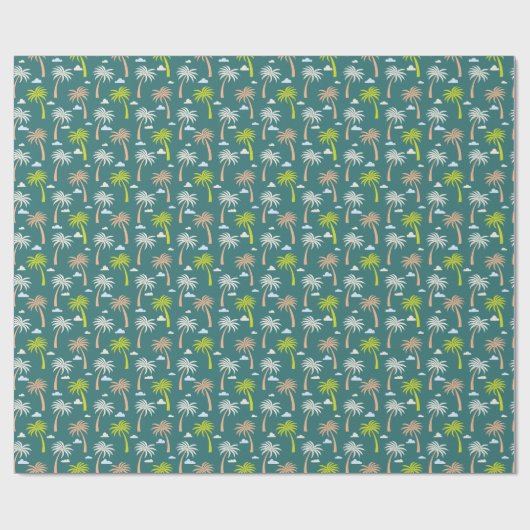 ヤシの木 ラッピングペーパー (フラット)