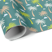 ヤシの木 ラッピングペーパー (ロールコーナー)