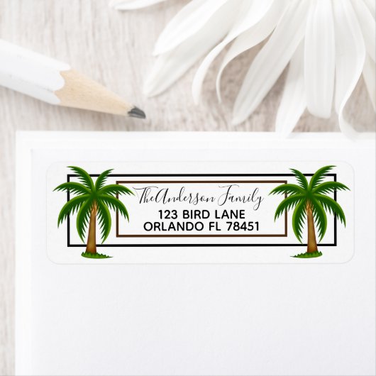 ヤシの木 ラベル (インサイチュ)