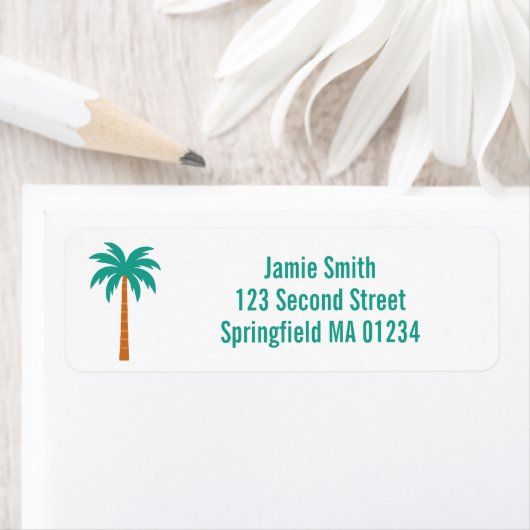 ヤシの木 ラベル (インサイチュ)