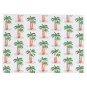 ヤシの木 ラージペーパーバッグ (裏面)