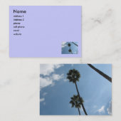 ヤシの木 名刺 (正面/裏面)