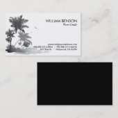 ヤシの木 名刺 (正面/裏面)