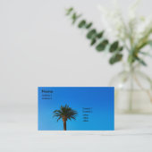 ヤシの木 名刺 (スタンド正面)