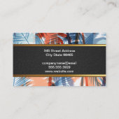 ヤシの木 名刺 (裏面)