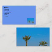 ヤシの木 名刺 (正面/裏面)