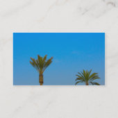 ヤシの木 名刺 (裏面)