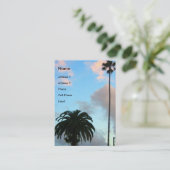 ヤシの木 名刺 (スタンド正面)