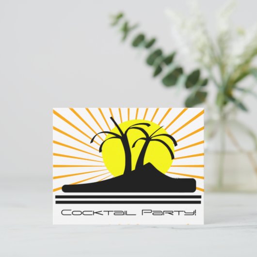 ヤシの木 招待状 (スタンド正面)