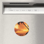 ヤシの木（水の上） マグネット (インサイチュ (食洗機))