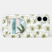 ヤシの木 海のパラダイス Case-Mate iPhoneケース (裏面 (横))
