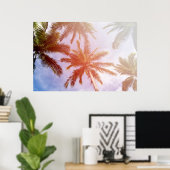 ヤシの木（陽光あり） ポスター (ホームオフィス)