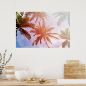 ヤシの木（陽光あり） ポスター (キッチン)