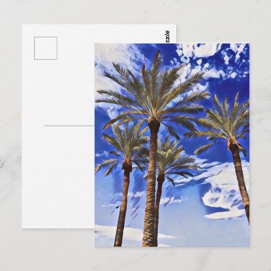 ヤシの木(高) ポストカード (正面/裏面)