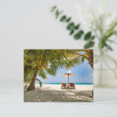 ヤシの木 | Moody Sky ポストカード (スタンド正面)