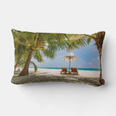 ヤシの木 | Moody Sky ランバークッション (裏面)
