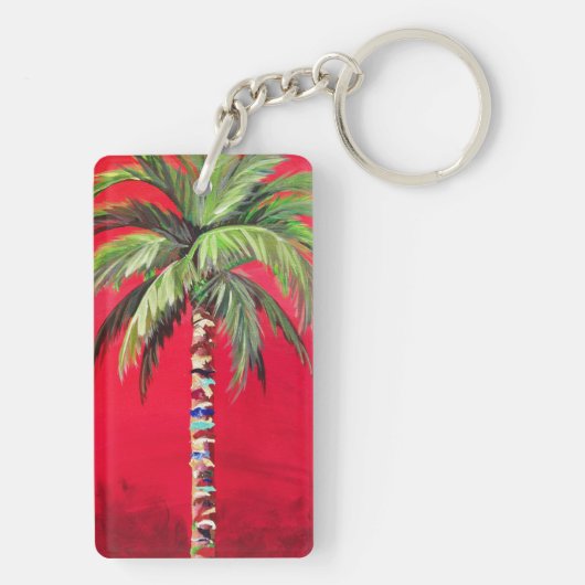 ヤシの木Keychain キーホルダー (裏面)