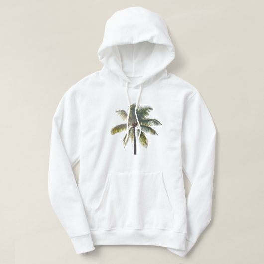 ヤシの木Tシャツ パーカ (デザイン正面)