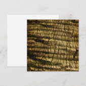 ヤシの樹皮 招待状 (正面/裏面)