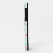 ヤシの葉とフラミンゴ Case-Mate iPhoneケース (裏面/左)
