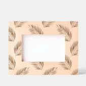 ヤシの葉のパターン レーザー彫刻フレーム (正面)