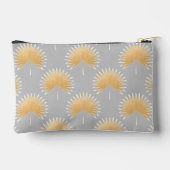 ヤシの葉の中世紀半モダン期+名前 アクセサリーポーチ (裏面)