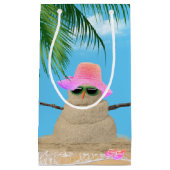 ヤシの葉を持つ生薬のサンドマン スモールペーパーバッグ (正面)