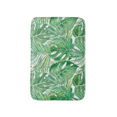 ヤシの葉木とモンステラの巨大な バスマット (正面縦)