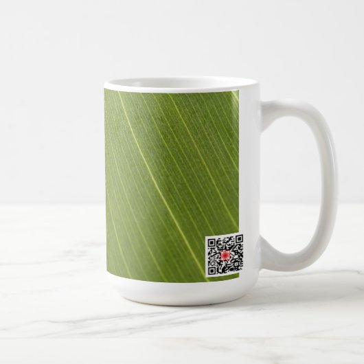 ヤシの葉 コーヒーマグカップ (右)