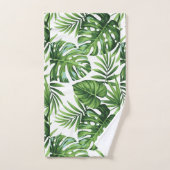 ヤシの葉 バスタオルセット (ハンドタオル)