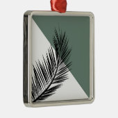 ヤシの葉 メタルオーナメント (右)