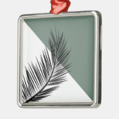 ヤシの葉 メタルオーナメント (左)